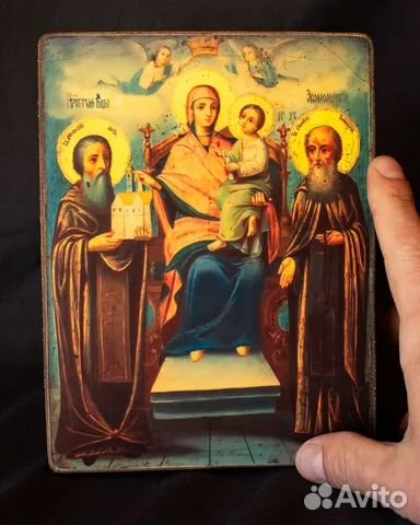 Икона Божия матерь "Домостроительница" 21*17 см — красивый подарок