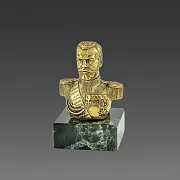 Подарочный бронзовый бюст «Николай II» — фотография 5