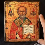 Подарочная икона деревянная "Святитель Николай" — фотография 4