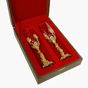 Подарочные фужеры для шампанского "Жар-птица" — фотография 2