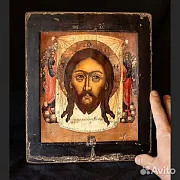 Спас Нерукотворный" Авторская копия с иконы 17 в — оригинальный подарок — фотография 1