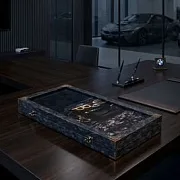 Нарды под стеклом «BMW» — оригинальный подарок — фотография 6