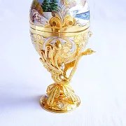 Пасхальное яйцо "Жар-птица". Златоуст. — необычный подарок — фотография 8