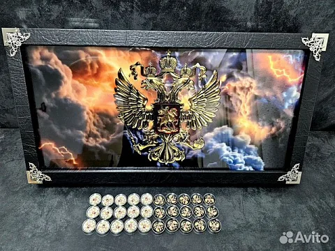 Нарды под стеклом «Держава» — необычный подарок