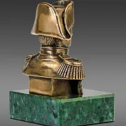 На память: Бюст «Наполеон» на змеевике, 77×50×47 мм — фотография 3