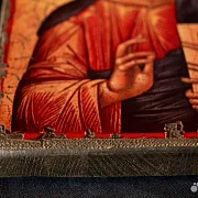 Икона "Христос Вседержитель" + подставка в подарок — фотография 8