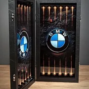 Нарды под стеклом «BMW X5» — оригинальный подарок — фотография 3