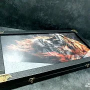 Нарды под стеклом «Львиное сердце» в подарок — фотография 7