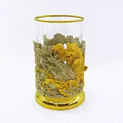 Подстаканник «Охота на медведя» из бронзы — красивый подарок — фотография 6