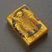 Подарочная зажигалка Zippo оригинал "Волки" — фотография 3