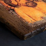 Икона деревянная «Христос во гробе» — оригинальный подарок — фотография 8