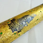 Подзорная труба «Морская» на резной подставке — красивый подарок — фотография 7