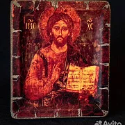 Икона "Христос Вседержитель" 15*13 см — необычный подарок — фотография 4