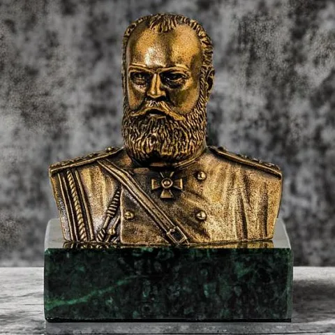 Бронзовый бюст «Александр III» — красивый подарок