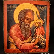 Икона деревянная "Иоанн Богослов" — необычный подарок — фотография 1