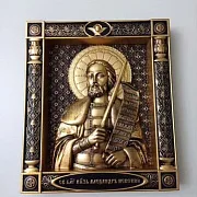Икона резная Александр Невский — оригинальный подарок — фотография 9