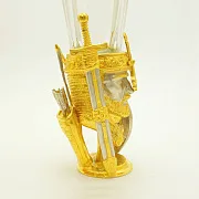 Лафитники "Богатырь" 2шт. Позолоченный — оригинальный подарок — фотография 2