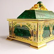 Ларец "Малахитовый" — красивый подарок — фотография 3