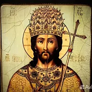 Подарочная икона "Христос - Великий Архиерей " — фотография 6
