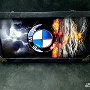 Нарды под стеклом «BMW» в подарок — фотография 5