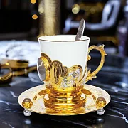 В подарок: Фарфоровая кофейная пара "Агат". Златоуст — фотография 1