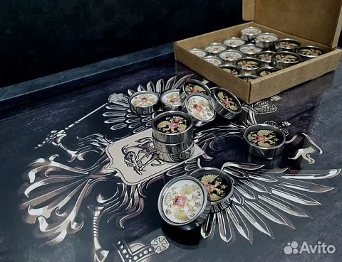 Нарды под стеклом «Герб Российской Федерации» — красивый подарок