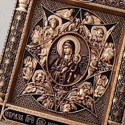 Подарочная резная Икона Неополимая Купина — фотография 7