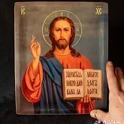 Икона "Христос Вседержитель" с ковчегом — необычный подарок — фотография 1